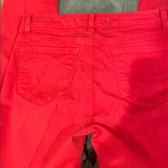 J Brand Skinny Leg Jeans - Size 26 - Red - Picture 6 of 6